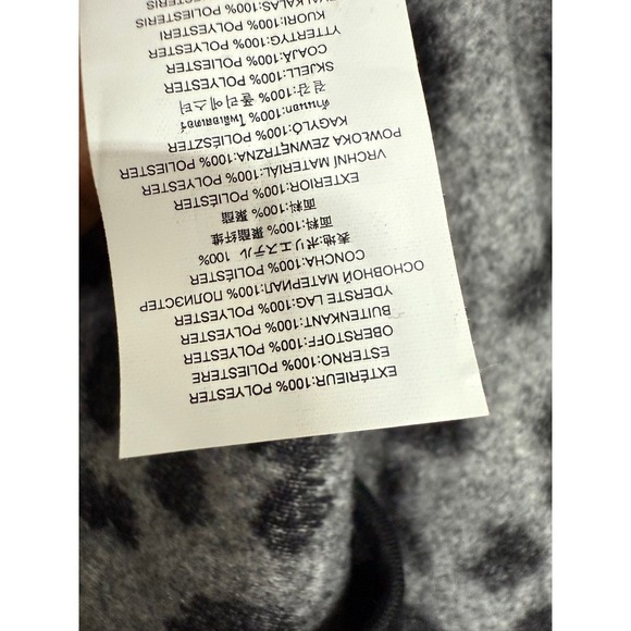 Michael Kors Leopard Print Fuzzy Coat – Size Medium Faux Wool Blazer Peacoat - Picture 6 of 8